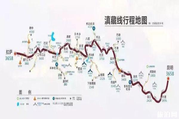 入藏公路哪条路最好 附地图