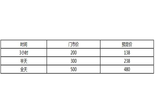 哈尔滨亚布力新体委滑雪场门票价格