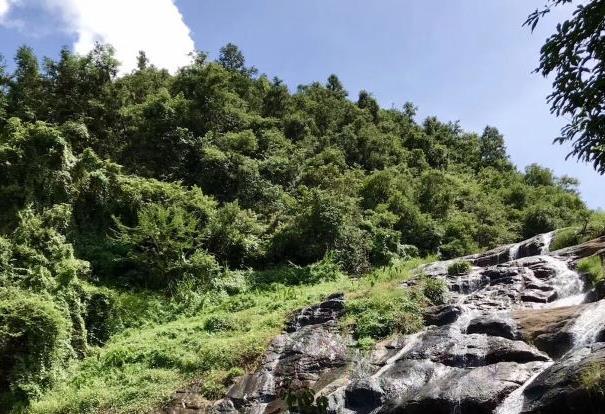 深圳马峦山瀑布登山看瀑布路线