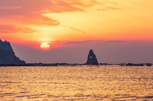 青岛海上日出最佳观看地